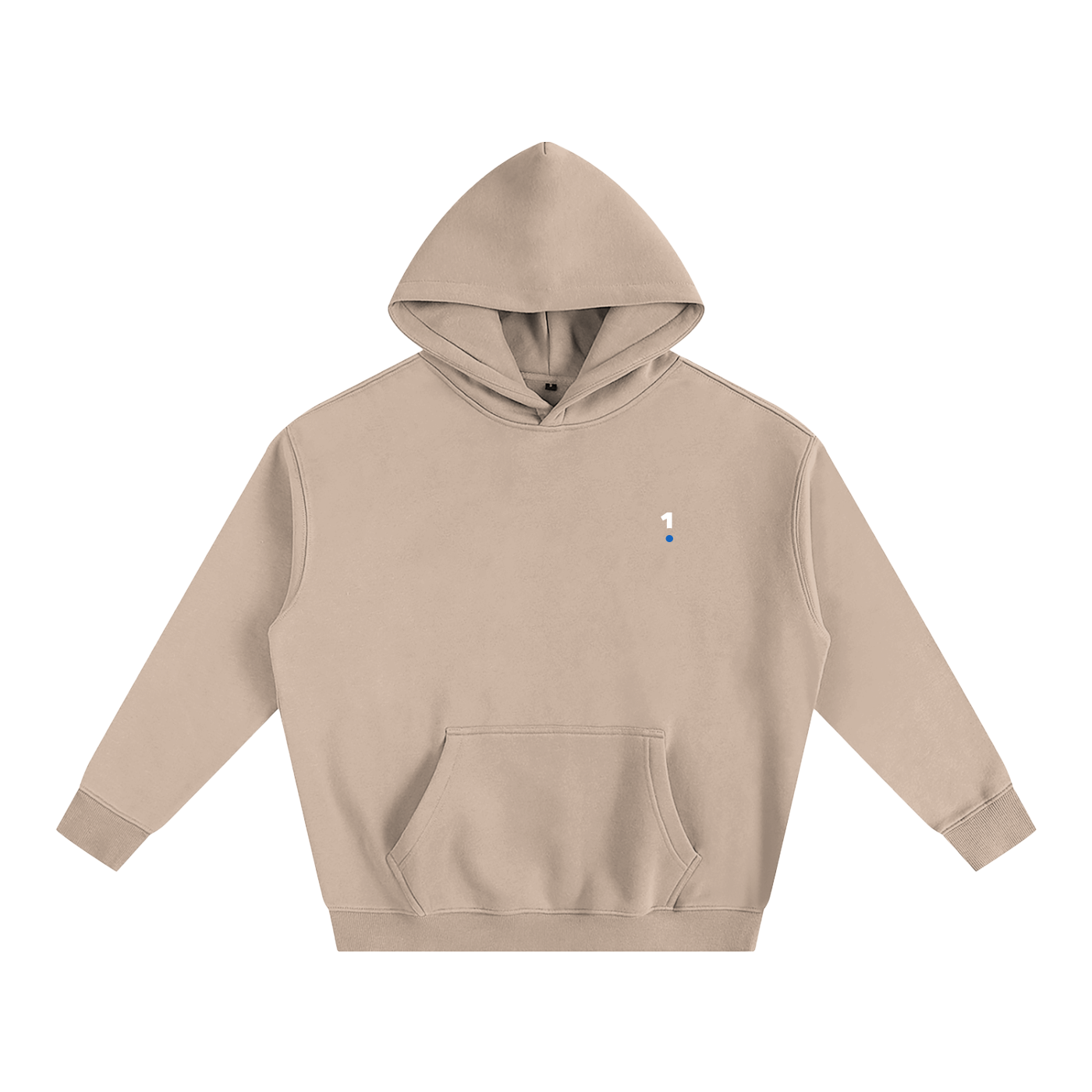 1 Logo - Oversize Fleeced Hoodie