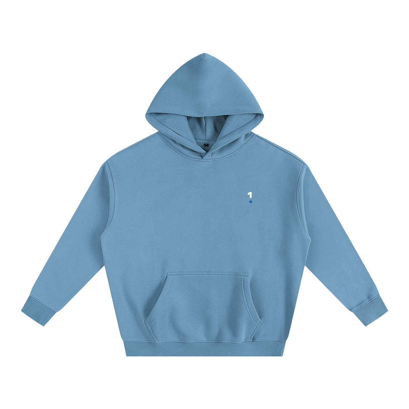 1 Logo - Oversize Fleeced Hoodie