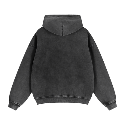 Base1 Zip-Through Boxy Hoodie