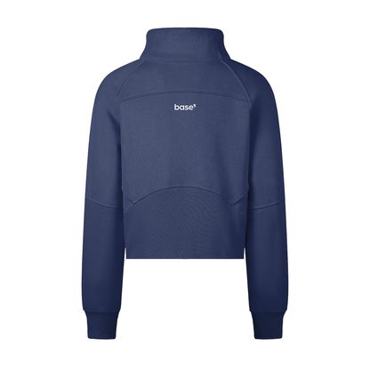 1 Logo Cropped Half-Zip Sweatshirt