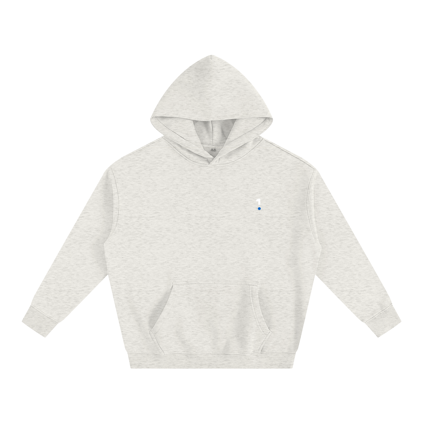 1 Logo - Oversize Fleeced Hoodie