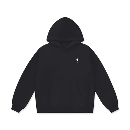 1 Logo Oversize Heavyweight Fleece Hoodie