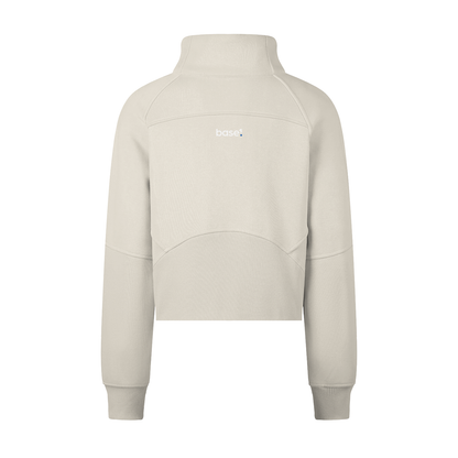 1 Logo Cropped Half-Zip Sweatshirt