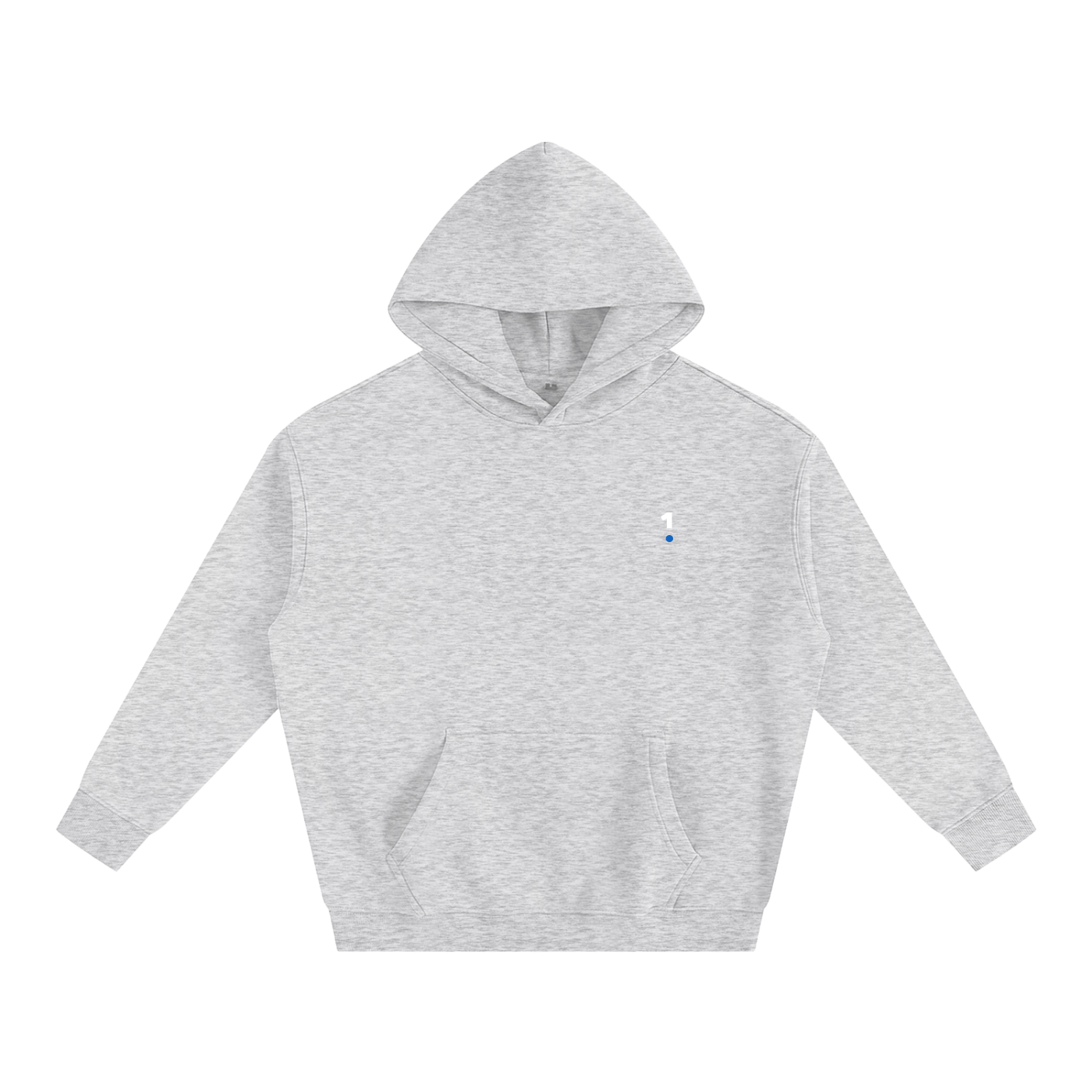 1 Logo - Oversize Fleeced Hoodie