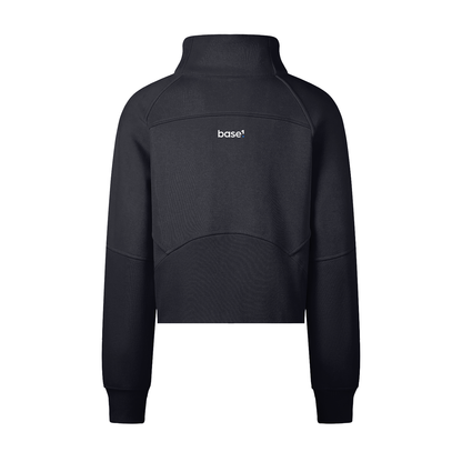 1 Logo Cropped Half-Zip Sweatshirt