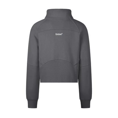 1 Logo Cropped Half-Zip Sweatshirt